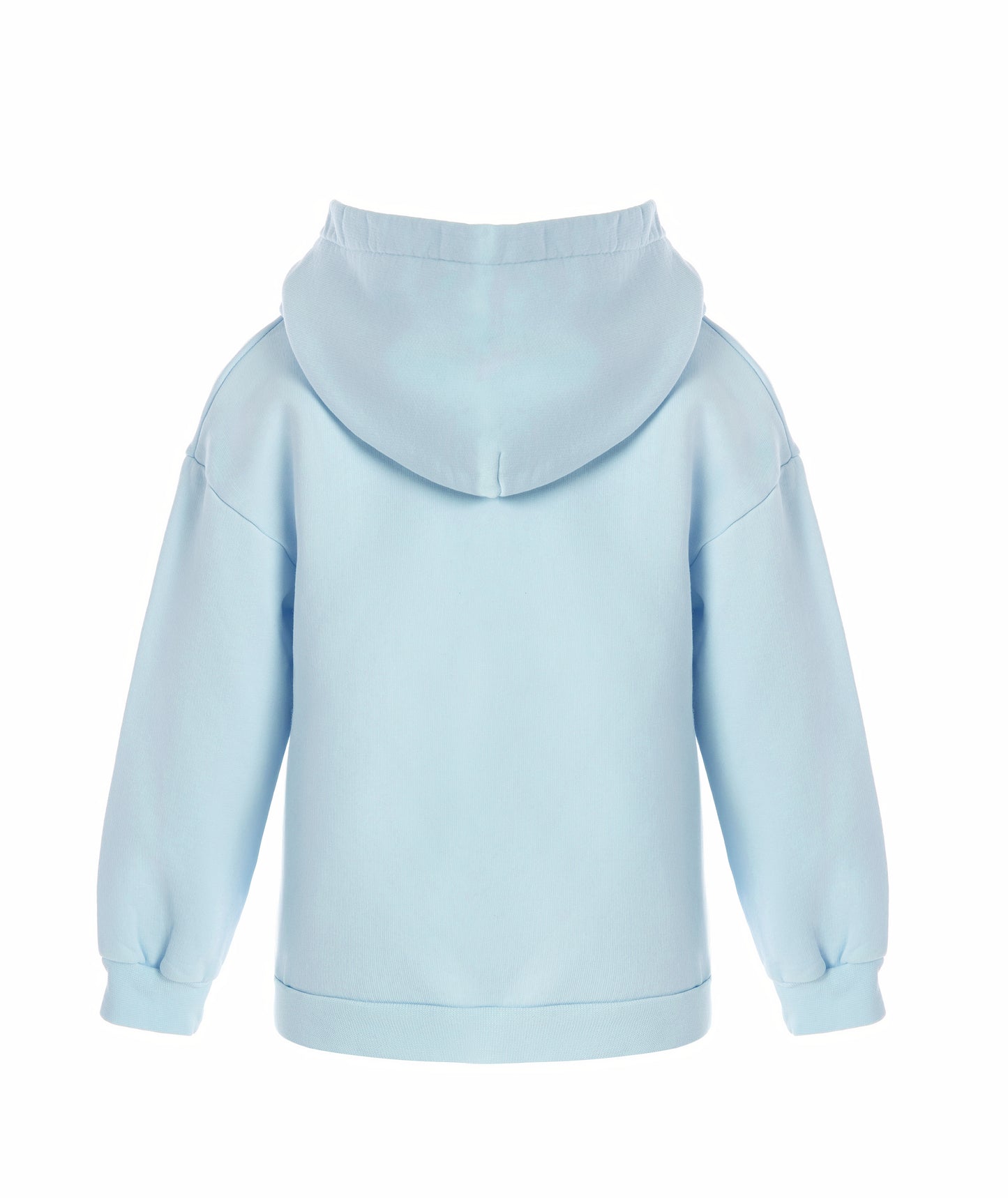 Baby Blue Cotton Boys Hoodie