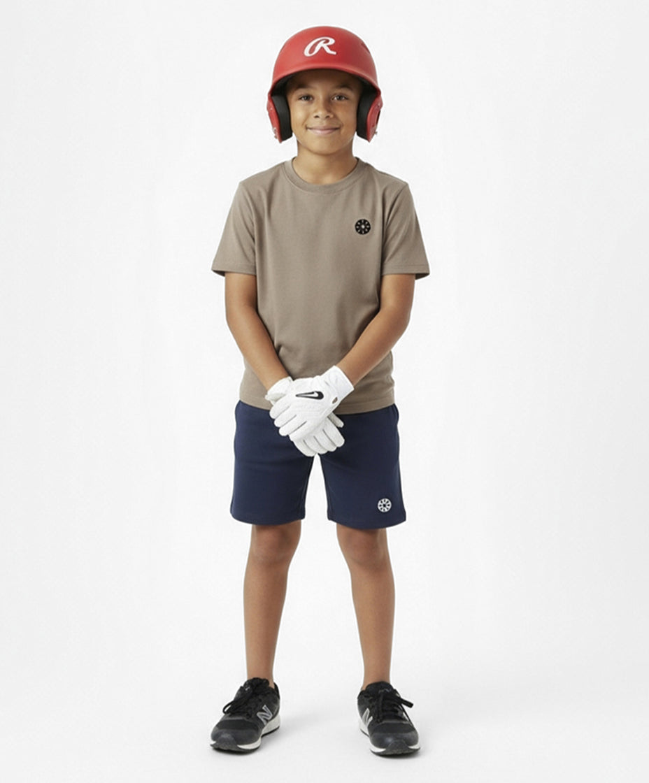 Taupe Cotton Boys T-Shirt