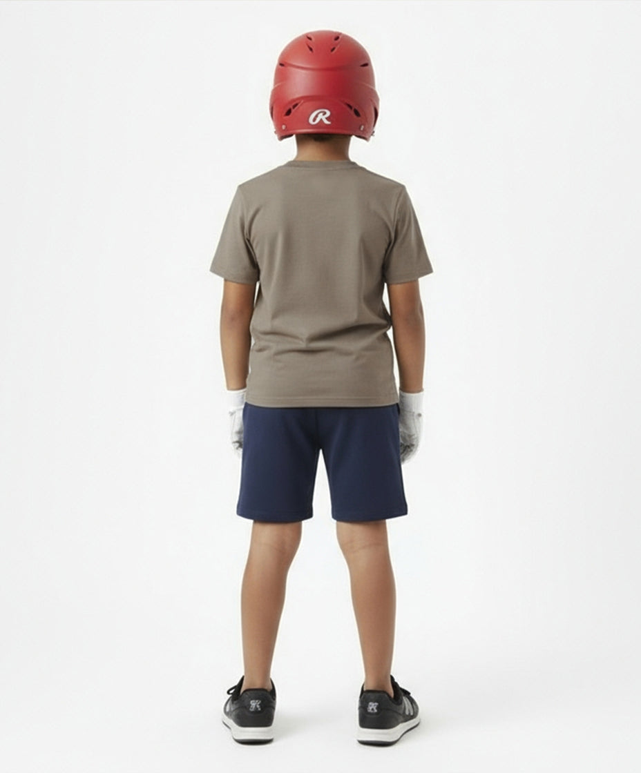 Taupe Cotton Boys T-Shirt